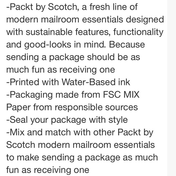 4 NEW rolls of PACKT Paper Packing Tape • by Scotch - Picture 4 of 5